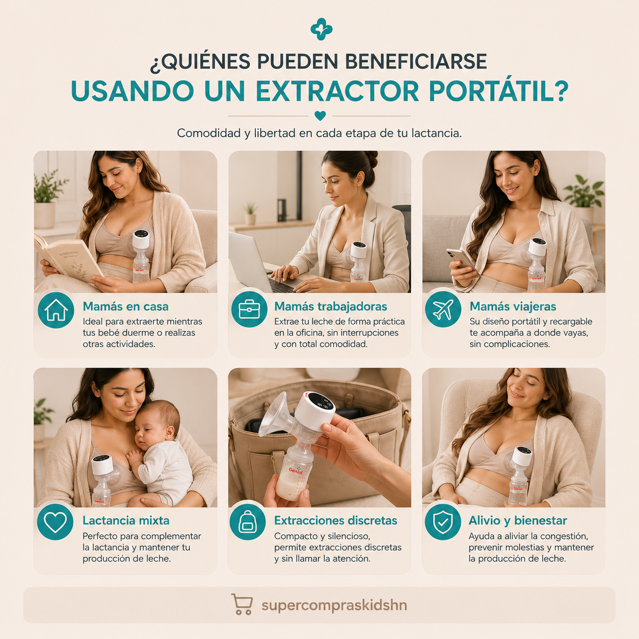 Extractor eléctrico individual Genial