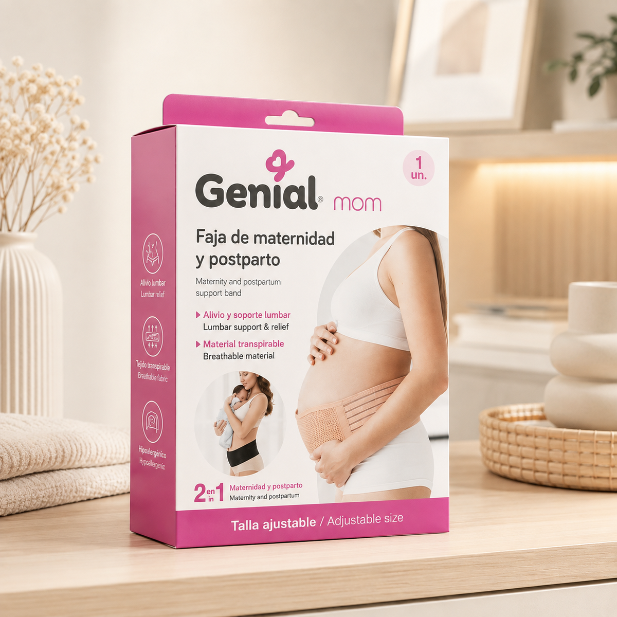 Faja de Maternidad y Postparto Genial Mom
