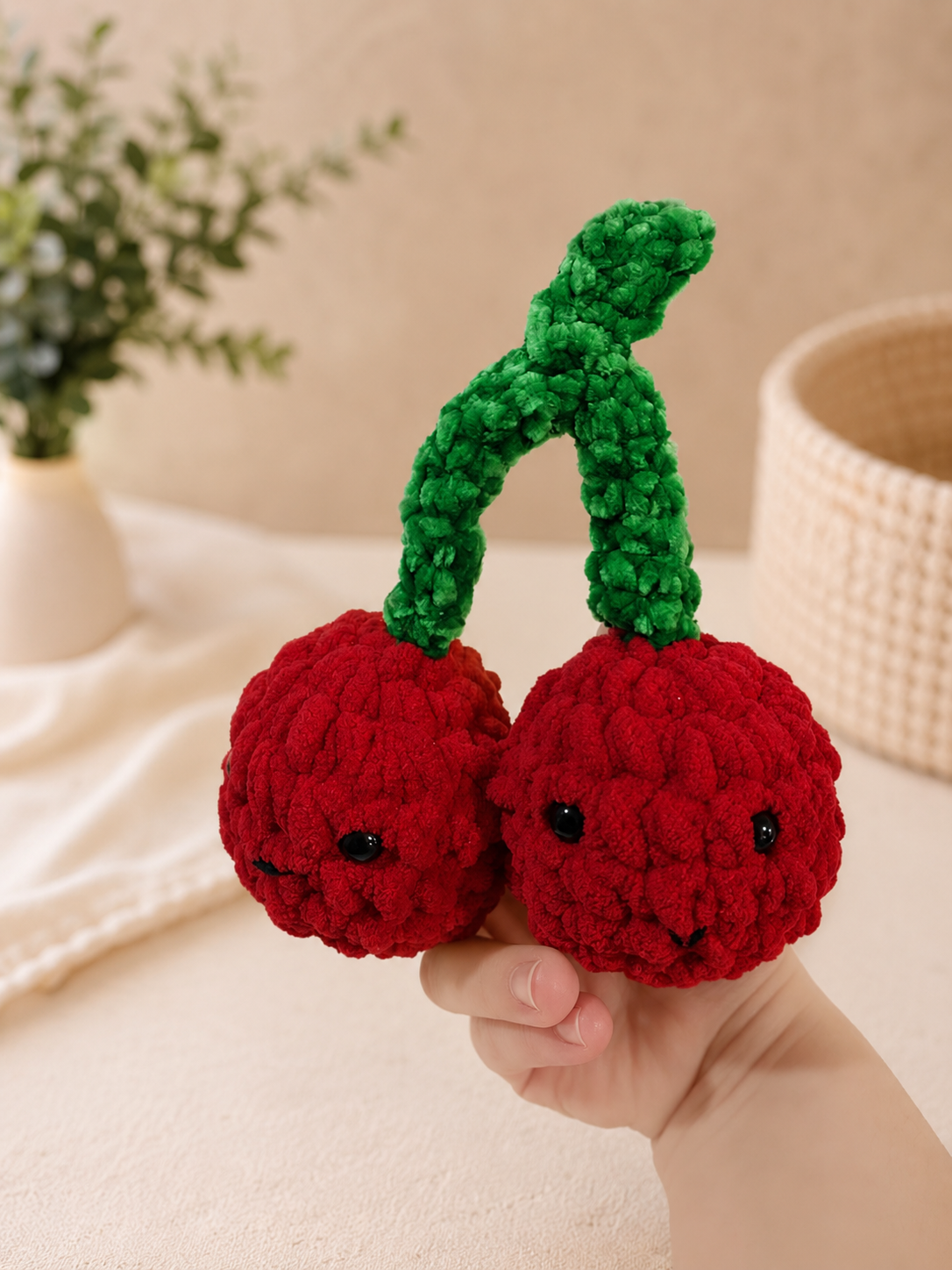 Cerezas de Chenille