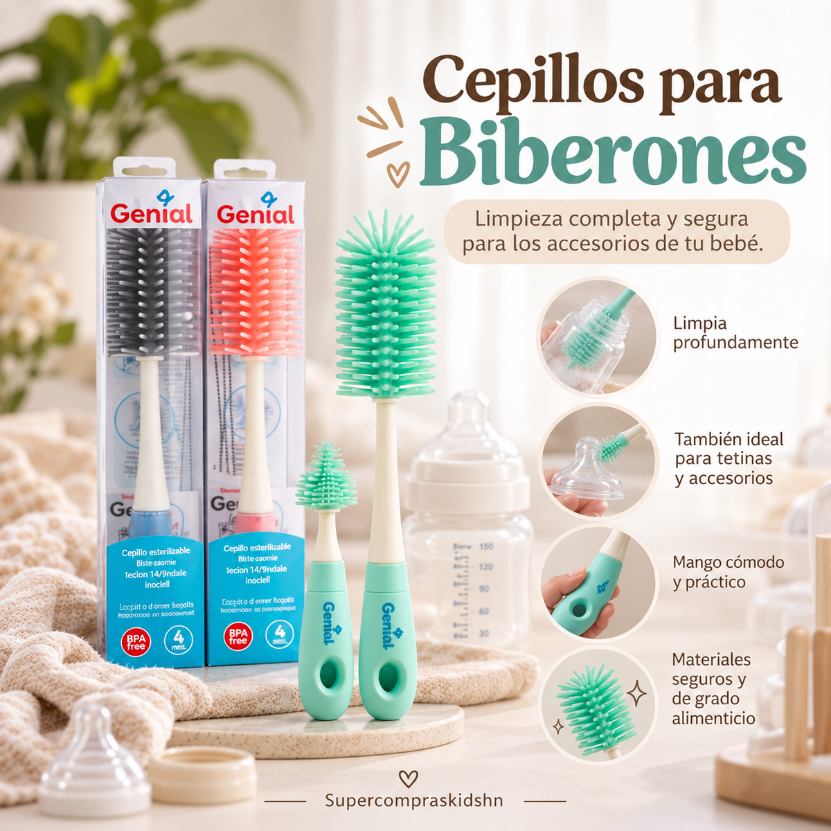 Cepillo para Biberones Genial