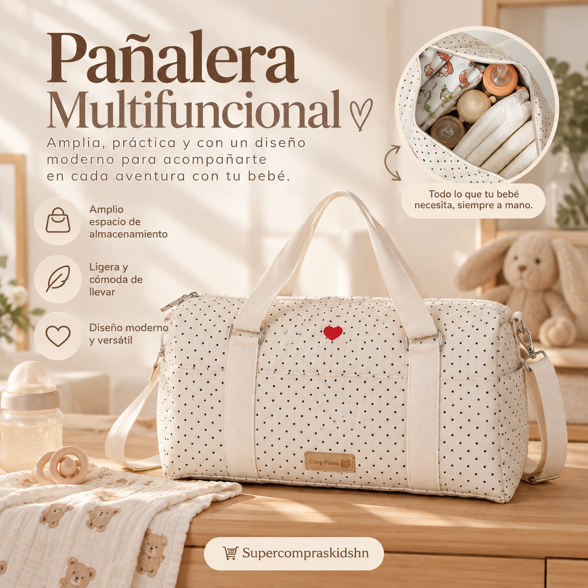 Pañalera Multifuncional