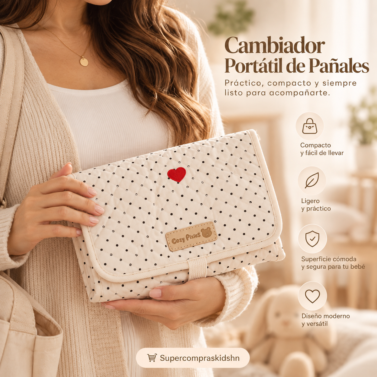 Cambiador Portátil de Pañales