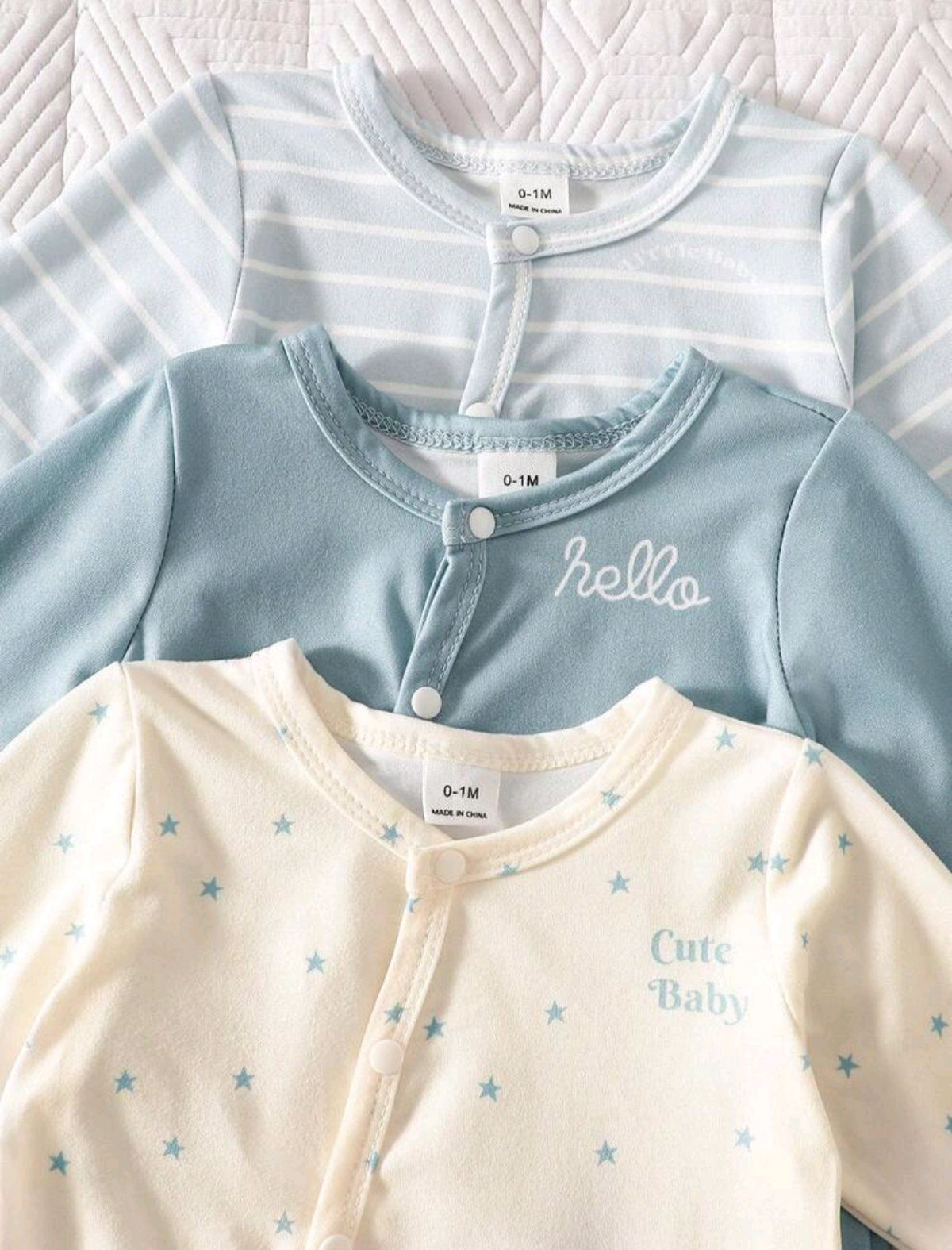 Set de 3 pijamas Recién Nacido