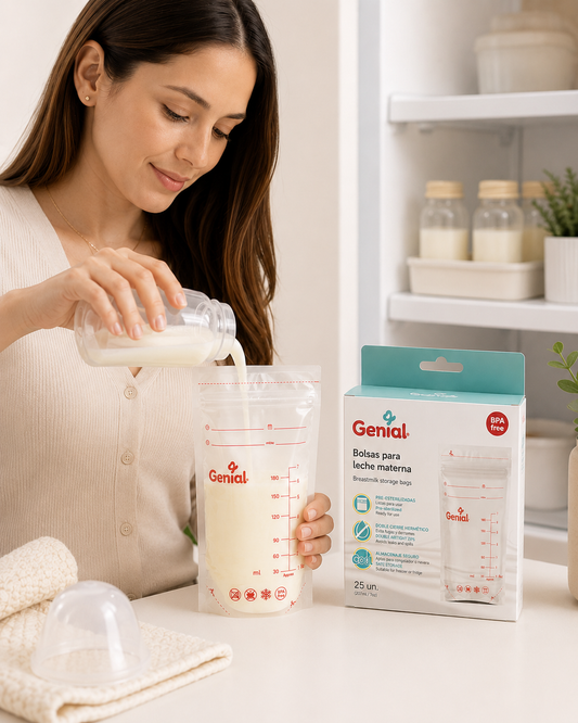 Bolsas para almacenamiento de leche materna Genial