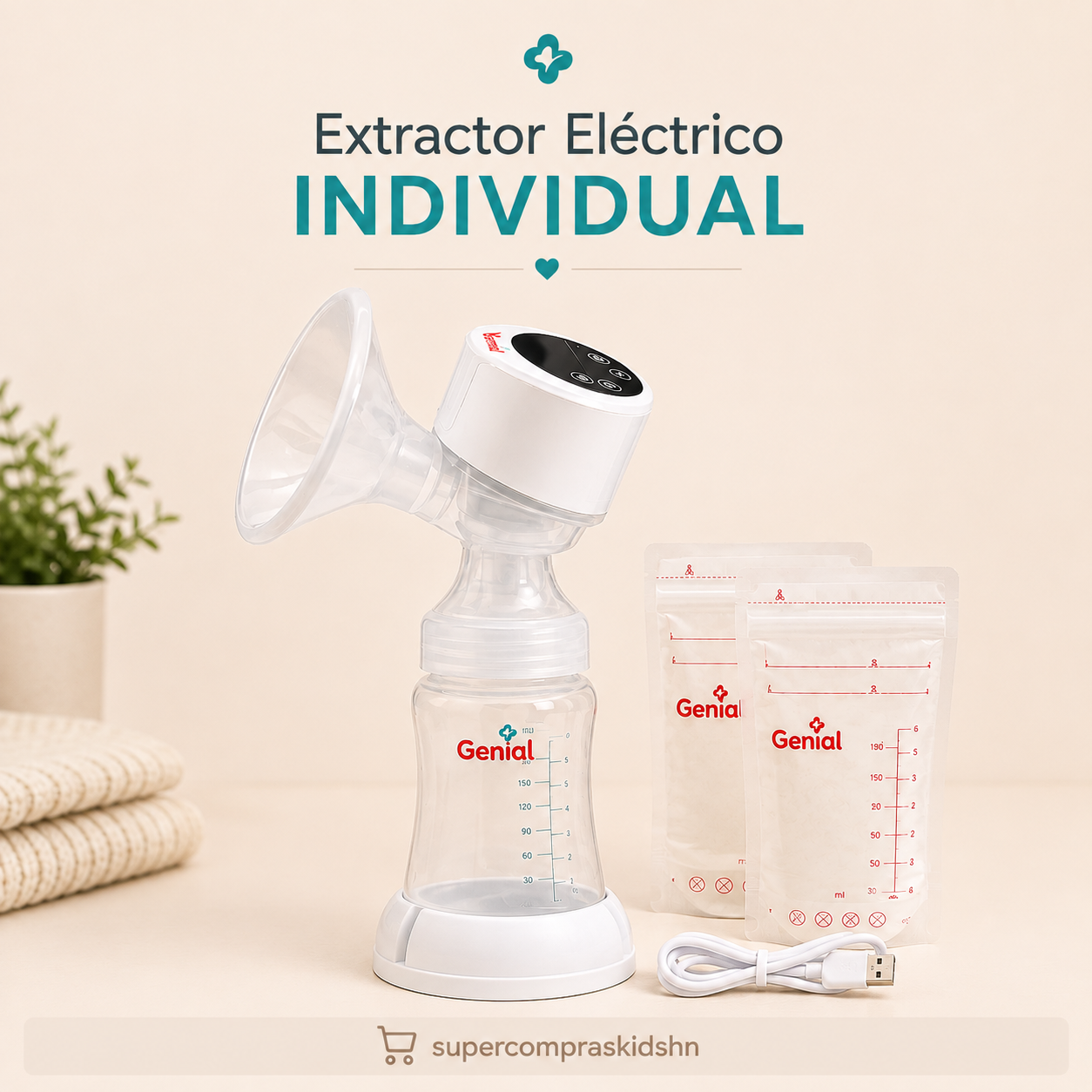 Extractor eléctrico individual Genial