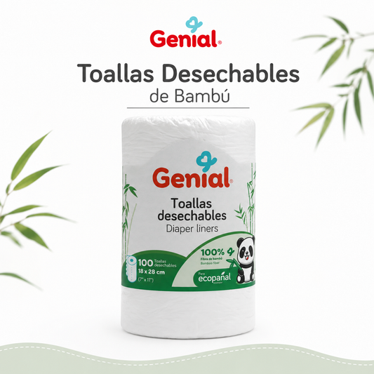Toallas desechables de bambú para pañales Ecológicos
