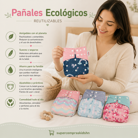 Pañales Ecológicos Reutilizables