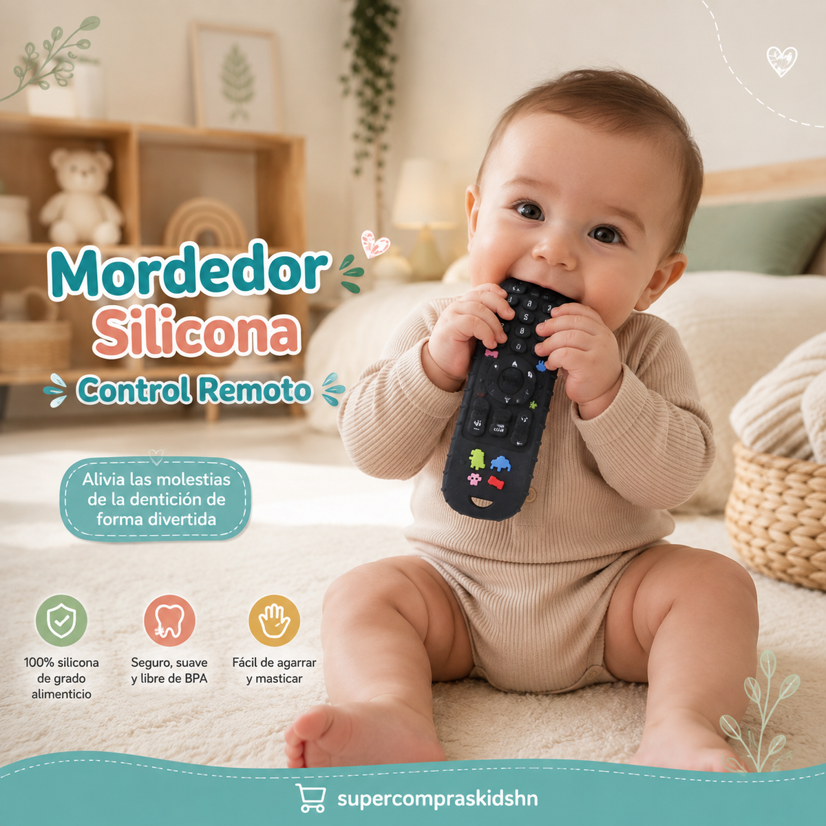 Mordedor de Silicona Control Remoto