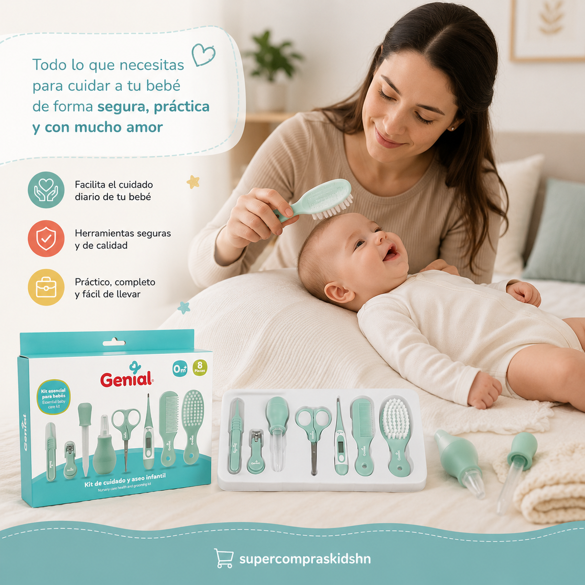 Kit de Cuidado y Aseo Infantil Genial