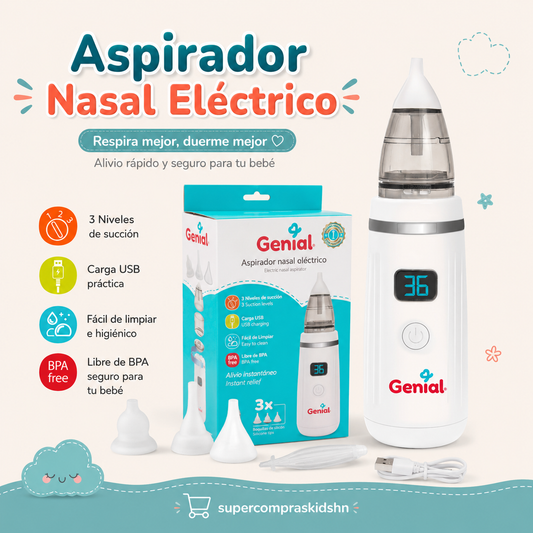 Aspirador Nasal Eléctrico Genial