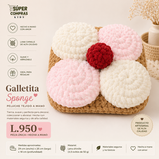 Galletita Sponge de Crochet