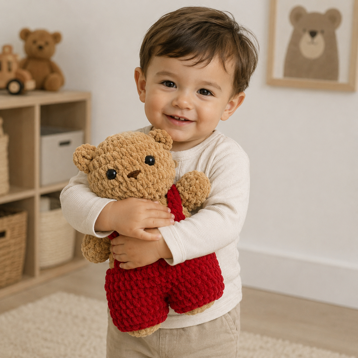 Osito de Crochet Hecho a Mano
