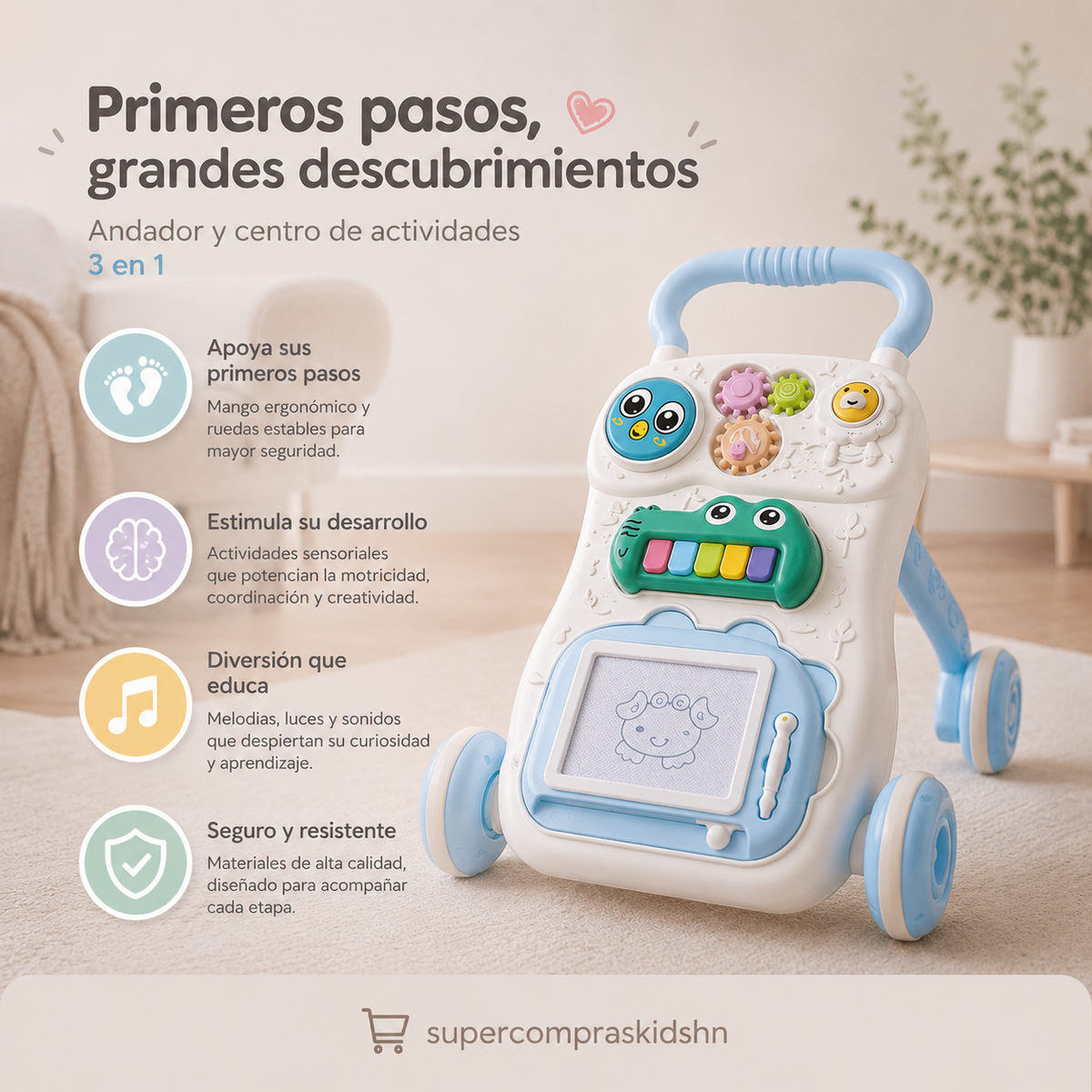 Andador Interactivo Genial Sensory Walk & Play