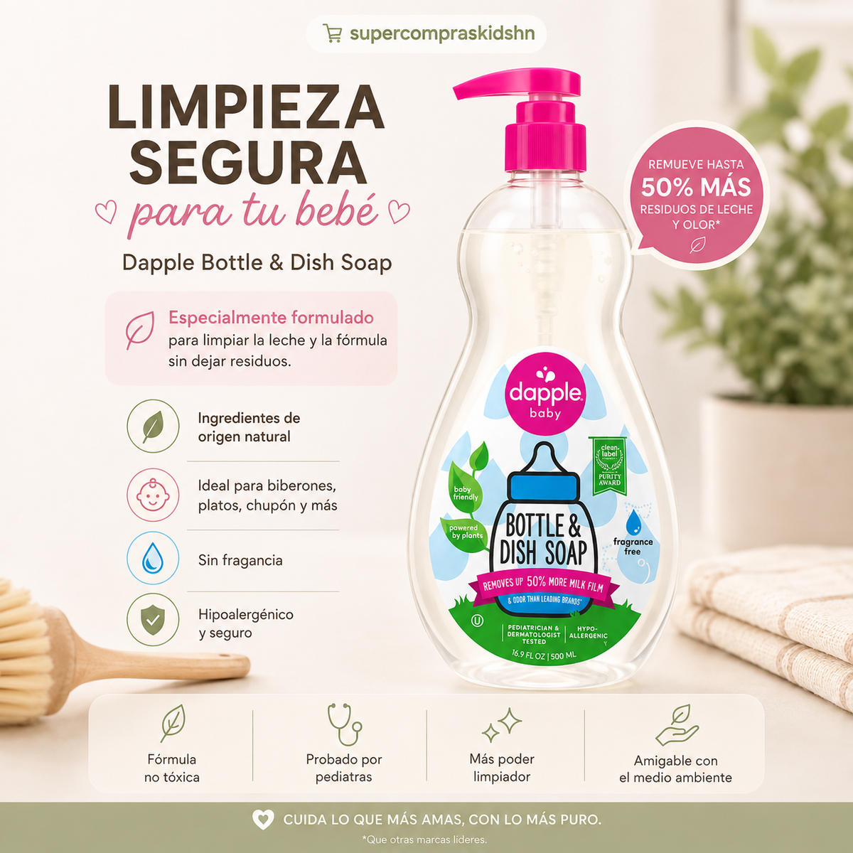Dapple Baby Bottle & Dish Soap