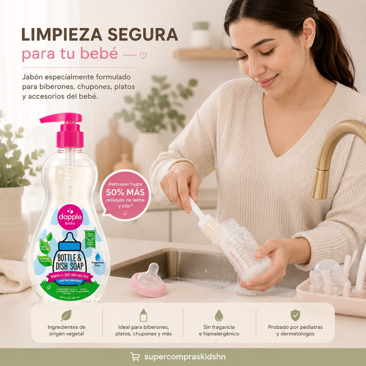 Dapple Baby Bottle & Dish Soap