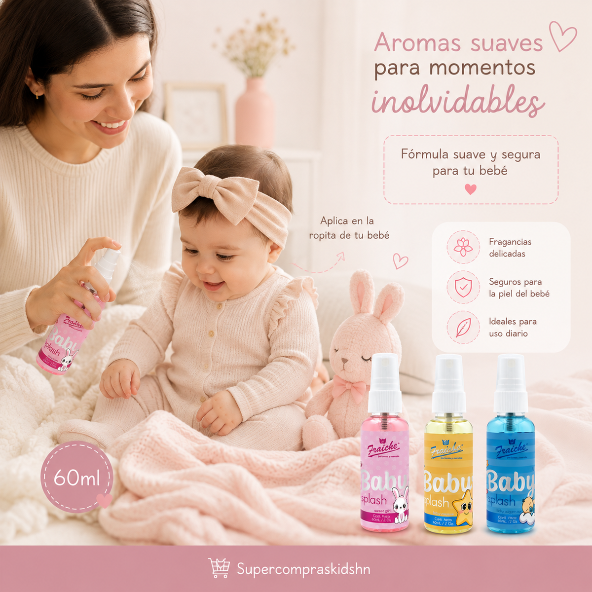 Body Splash para Bebés – 60 ml