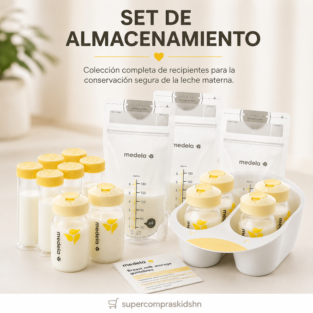 Set de Almacenamiento de Leche Materna Medela