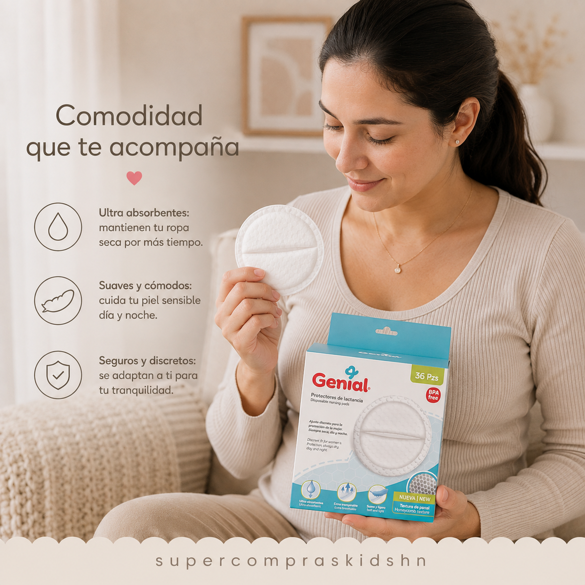 Protectores de lactancia Genial