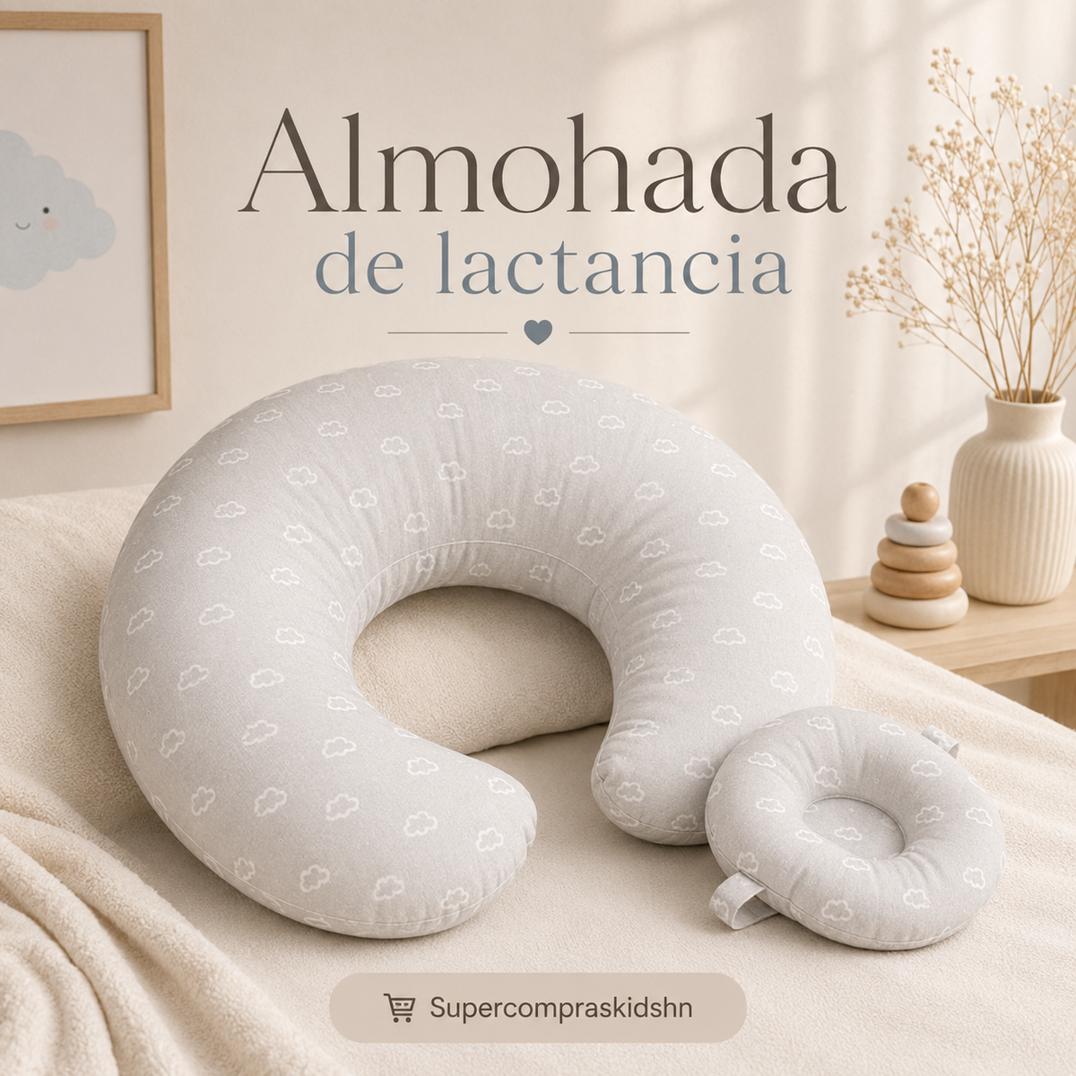 Almohada de lactancia multifuncional