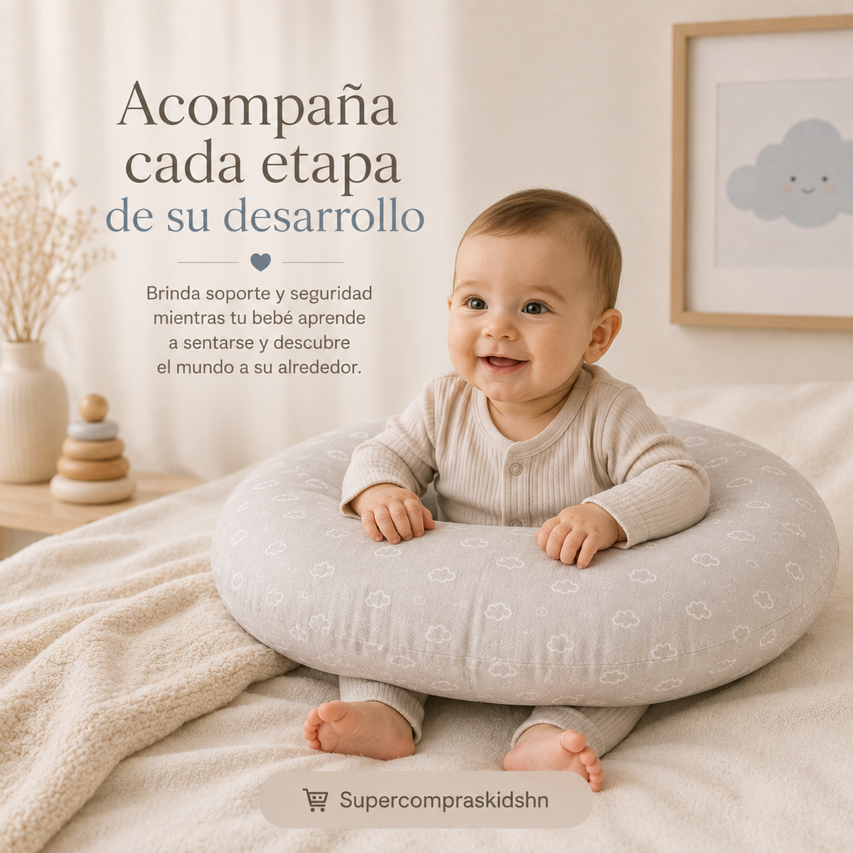 Almohada de lactancia multifuncional