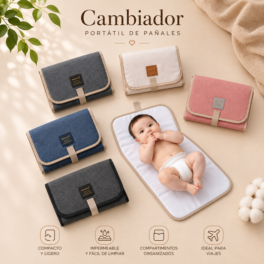 Cambiador Portátil de Pañales