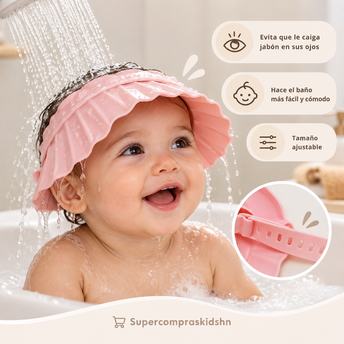 Visera de Baño para Bebé
