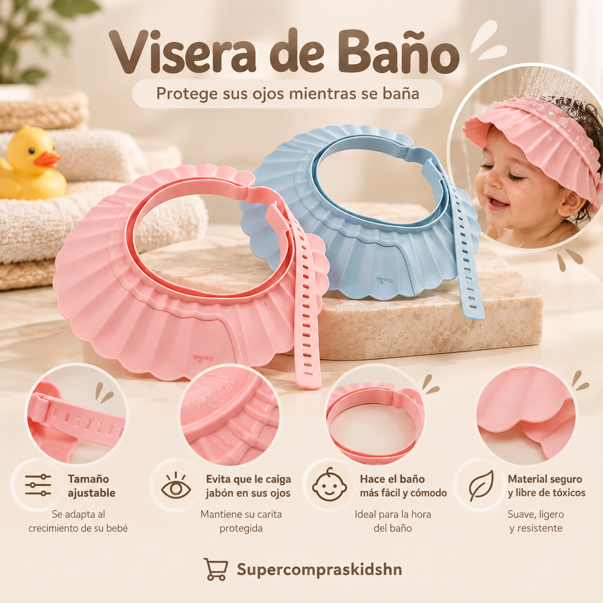 Visera de Baño para Bebé