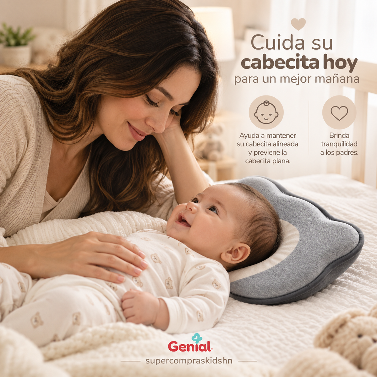 Almohada Anatómica para Bebés