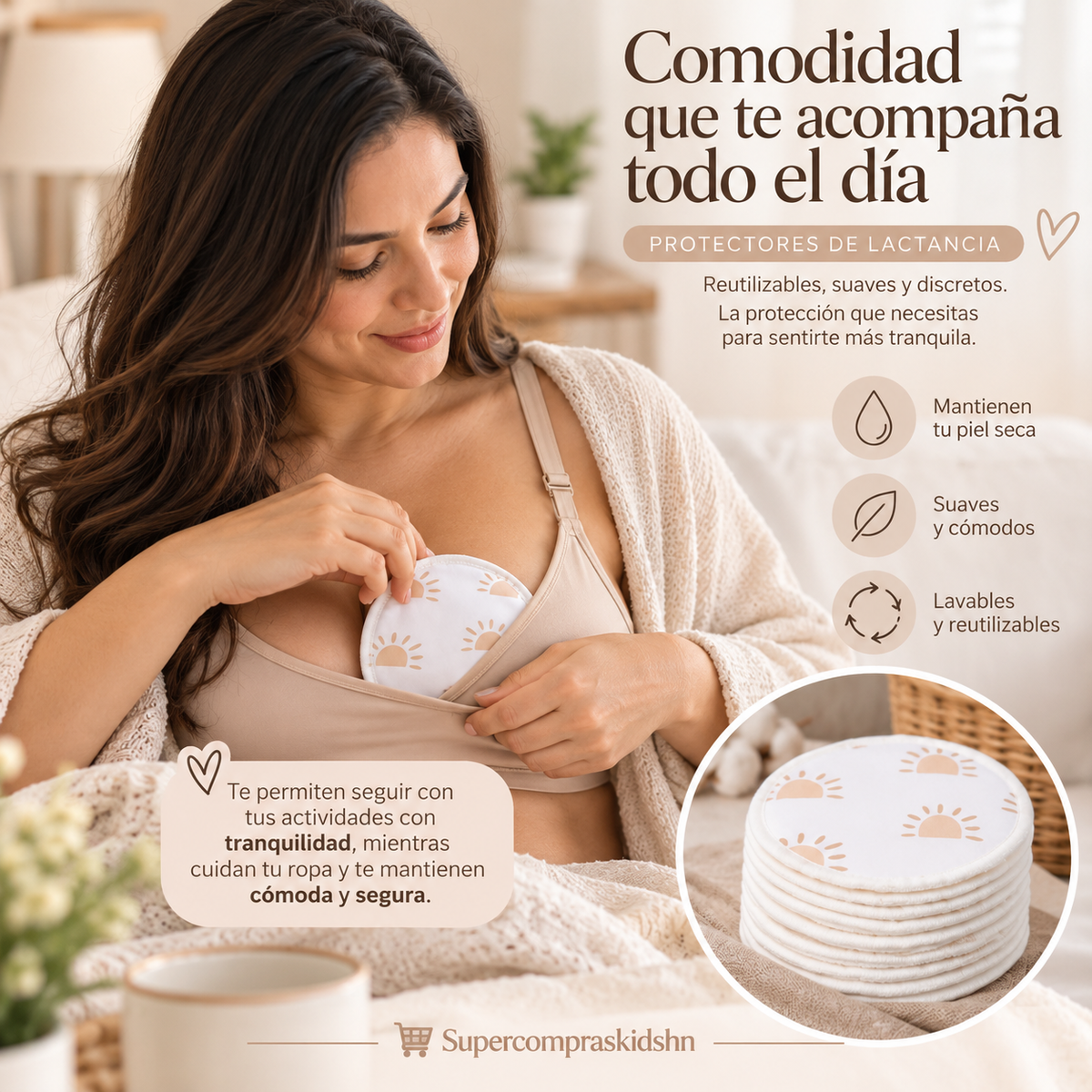 Protectores de Lactancia Reutilizables