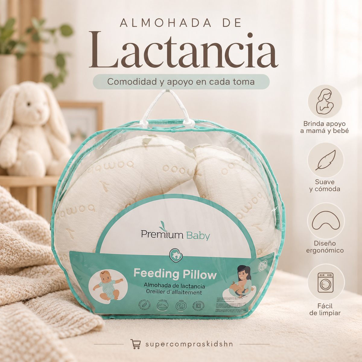 Almohada de Lactancia Premium Baby
