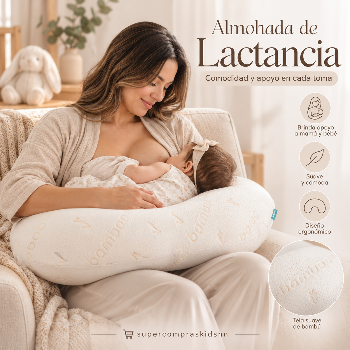 Almohada de Lactancia Premium Baby